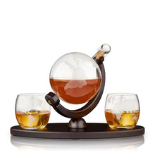 Load image into Gallery viewer, Globe Decanter and Whiskey Tumbler Set (Online Only)

