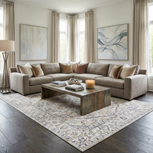 Load image into Gallery viewer, Hiti Cream Flat Pile Washable Rug [Online Only]
