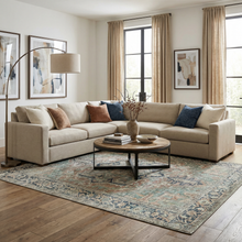 Load image into Gallery viewer, Green Nisa Tumble Dry Washable Rug [Online Only]
