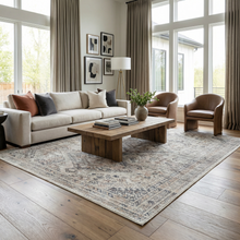 Load image into Gallery viewer, Barny Beige Flat Pile Washable Rug [Online Only]

