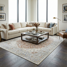 Load image into Gallery viewer, Emke Flat Pile Washable Rug [Online Only]
