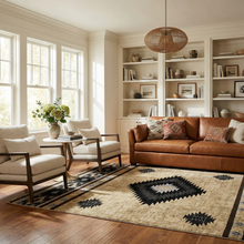 Load image into Gallery viewer, Buckhaven Brown Aztec Carpet [Online Only]
