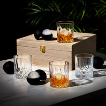 Load image into Gallery viewer, 8-Piece Ice Sphere Mold and Crystal Rocks Glass Gift Set (Online Only)
