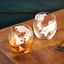 Load image into Gallery viewer, Globe Whiskey Tumblers Set of 2 (Online Only)
