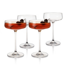 Load image into Gallery viewer, Reserve Julien Crystal Coupe Glasses Set of 4 (Online Only)
