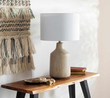 Load image into Gallery viewer, Quezon Beige Resin Table Lamp [Online Only]
