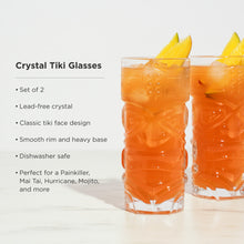 Load image into Gallery viewer, Pacific Crystal Tiki Glasses Set of 2 (Online Only)

