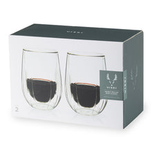 Load image into Gallery viewer, Double-Walled Stemless Wine Glasses Set of 2 (Online Only)

