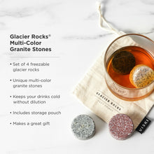 Load image into Gallery viewer, Glacier Rocks Granite Multi-Color Disks Set of 4 (Online Only)
