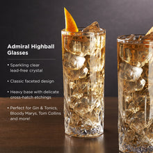 Load image into Gallery viewer, Admiral Highball Glasses, Set of 4 (Online Only)
