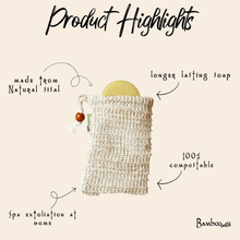 Load image into Gallery viewer, Sisal Soap Saver Bag [Online Only]
