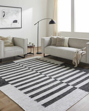 Load image into Gallery viewer, Soren Black &amp; White Jute Area Rug [Online Only]
