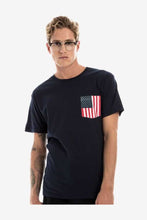 Load image into Gallery viewer, USA Flag Pocket Tee [Online Only]
