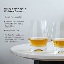 Load image into Gallery viewer, Raye Heavy Base Crystal Whiskey Glasses Set of 2 (Online Only)
