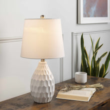 Load image into Gallery viewer, Taguig White Ceramic Table Lamp [Online Only]
