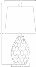 Load image into Gallery viewer, Taguig White Ceramic Table Lamp [Online Only]
