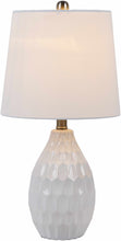Load image into Gallery viewer, Taguig White Ceramic Table Lamp [Online Only]
