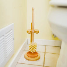 Load image into Gallery viewer, Bamboo Toilet Bowl Cleaning Brush &amp; Stand [Online Only]
