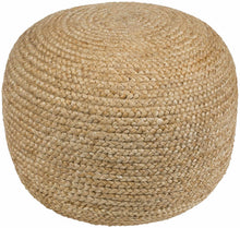 Load image into Gallery viewer, Kaumakani Knitted Jute Round Pouf [Online Only]
