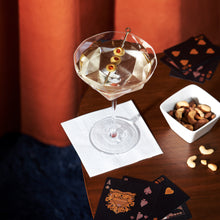 Load image into Gallery viewer, Seneca Faceted Crystal Martini Glasses Set of 2 (Online Only)
