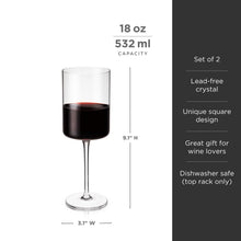 Load image into Gallery viewer, Laurel Crystal Red Wine Glasses Set of 2 (Online Only)
