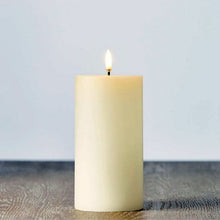 Load image into Gallery viewer, Uyuni Flameless Pillar Candles - Ivory (3 Sizes)
