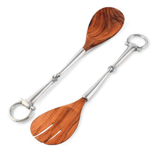 Load image into Gallery viewer, Bit Wood Salad Server Set [Online Only]
