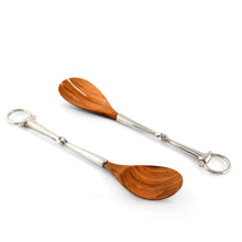 Load image into Gallery viewer, Bit Wood Salad Server Set [Online Only]
