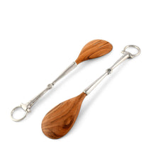Load image into Gallery viewer, Bit Wood Salad Server Set [Online Only]
