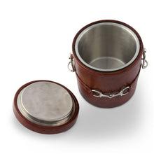 Load image into Gallery viewer, Equestrian Horse Bit Vegan Leather Ice Bucket [Online Only]
