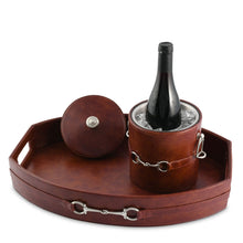 Load image into Gallery viewer, Equestrian Horse Bit Vegan Leather Ice Bucket [Online Only]
