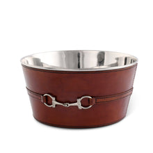 Load image into Gallery viewer, Premium Genuine Leather Bit Ice Tub – Sophisticated Beverage Cooler [Online Only]
