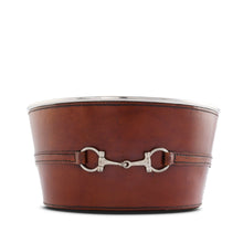 Load image into Gallery viewer, Premium Genuine Leather Bit Ice Tub – Sophisticated Beverage Cooler [Online Only]
