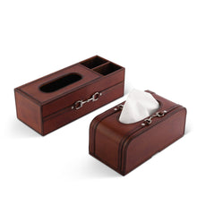 Load image into Gallery viewer, Premium Genuine Leather Bit Office Tissue Box [Online Only]
