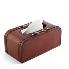 Load image into Gallery viewer, Premium Genuine Leather Bit Tissue Box [Online Only]
