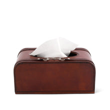 Load image into Gallery viewer, Premium Genuine Leather Bit Tissue Box [Online Only]
