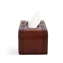Load image into Gallery viewer, Premium Genuine Leather Bit Tissue Box [Online Only]

