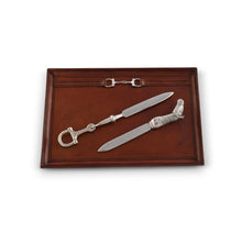 Load image into Gallery viewer, Premium Genuine Leather Equestrian Bit Catchall Tray [Online Only]
