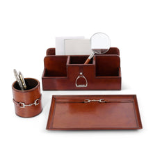 Load image into Gallery viewer, Premium Genuine Leather Equestrian Bit Catchall Tray [Online Only]
