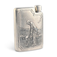 Load image into Gallery viewer, Golfer Pewter Flask [Online Only]
