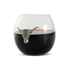 Load image into Gallery viewer, Longhorn Stemless Wine Glass [Online Only]
