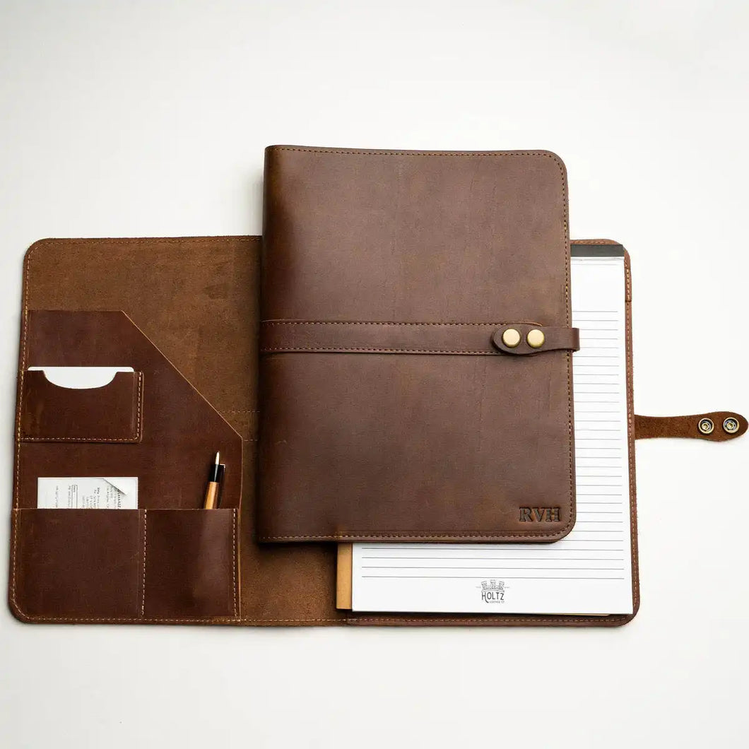 The Vanderbilt 2.0 Fine Leather Portfolio Padfolio | Holtz Leather Co.