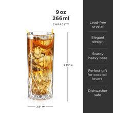 Load image into Gallery viewer, Admiral Highball Glasses, Set of 4 (Online Only)
