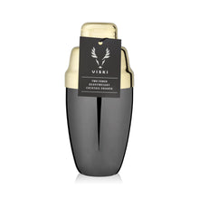 Load image into Gallery viewer, Heavyweight Cocktail Shaker in Black &amp; Gold (Online Only)
