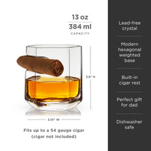 Load image into Gallery viewer, Crystal Cigar Glass (Online Only)

