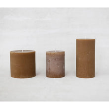 Load image into Gallery viewer, Pleated Pillar Candle (3 sizes, 2 colors)
