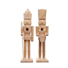 Load image into Gallery viewer, Natural Wood Nutcracker (2 Styles)
