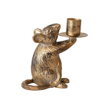 Load image into Gallery viewer, Cast Aluminum Mouse Taper Holder
