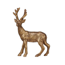 Load image into Gallery viewer, Resin Deer with Gold Finish
