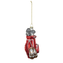 Load image into Gallery viewer, Glass Golf Bag Ornament

